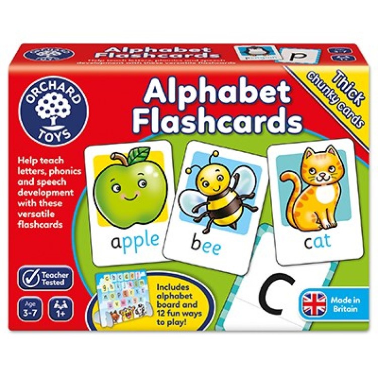 ALPHABET FLASHCARDS GAME ORCHARD GAMES
