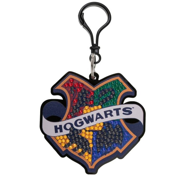 Hogwarts Badge Crystal Art Bag Charm HPS002