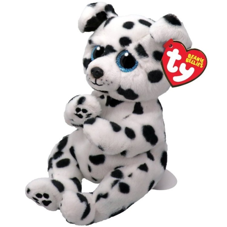 TY Beanie Baby (Beanie Bellies) - ROWDY the Dalmatian Dog (6 inch)