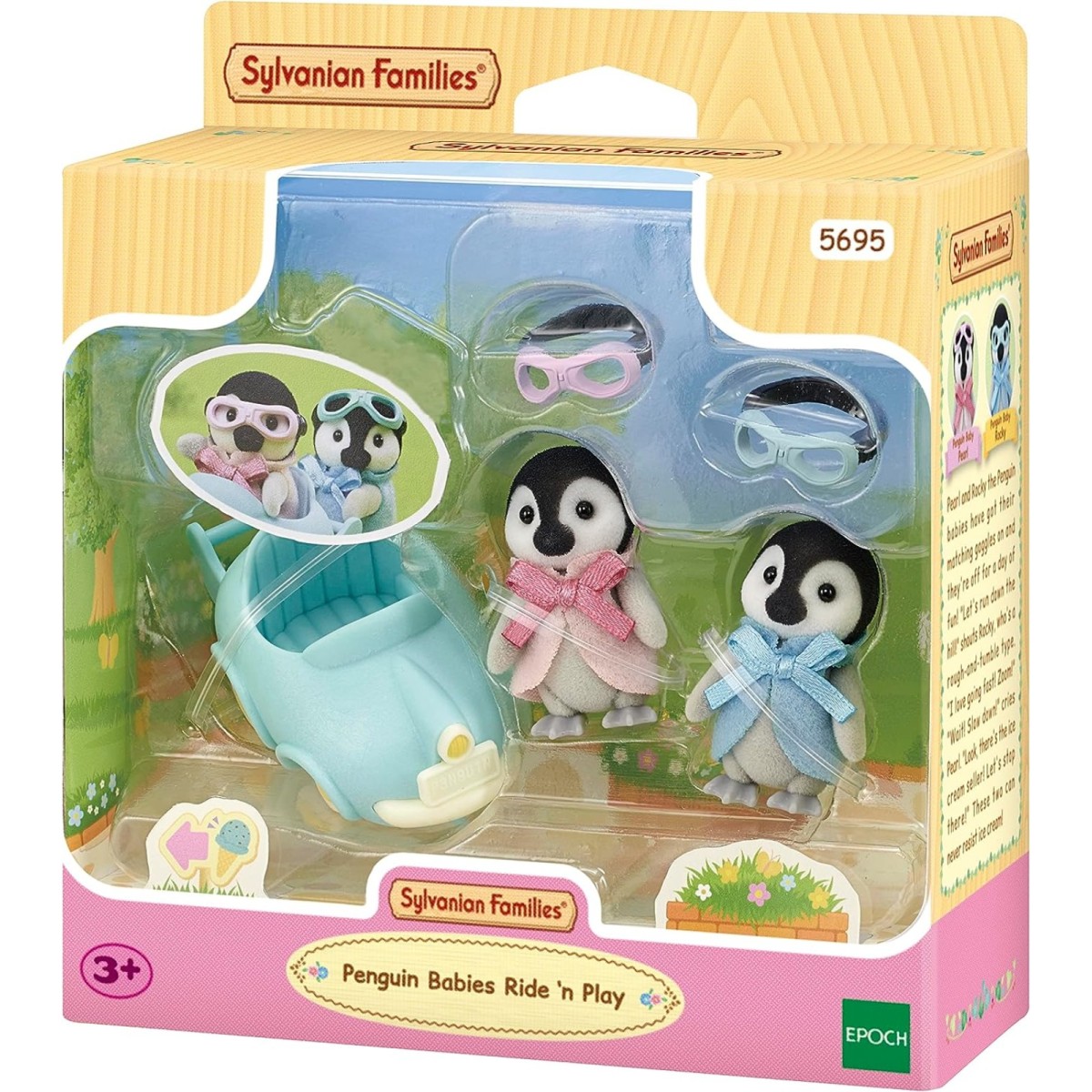 Sylvanian Families - Penguin BABIES RIDE N PLAY - Treasures Toys