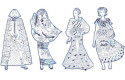 Thumbnail of les-demoiselles--4-colouriages---4-fashion-colouring-sheets-laura-by-djeco_532132.jpg