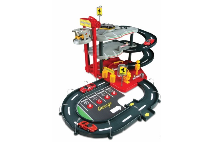 1:43 FERRARI PARKING GARAGE, INCL. 2 CARS 