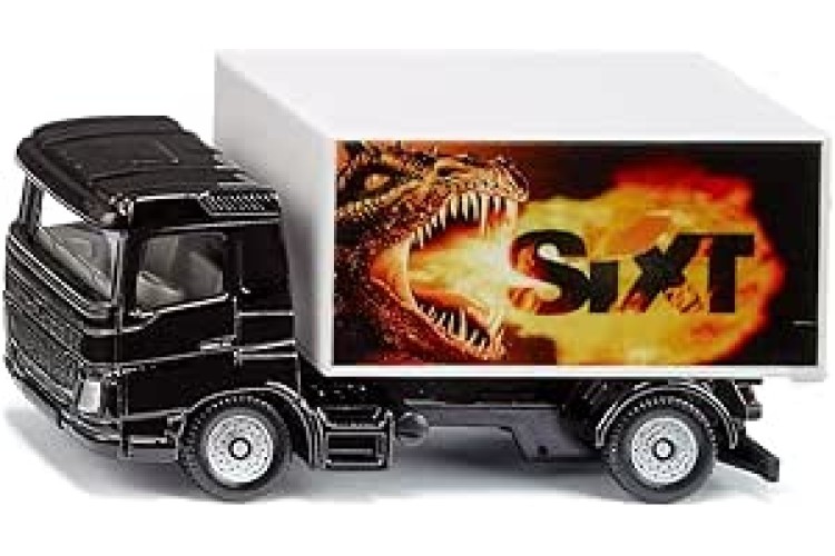 1:87 TRUCK WITH BOX BODY 'SIXT' 1107 ALPHA TOYS