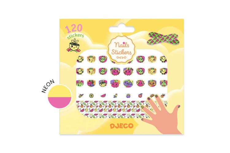 120 BOOST NAIL STICKERS BY DJECO