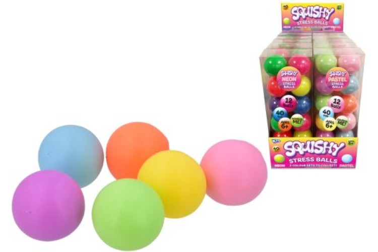 12pcs x 4cm Squishy Balls