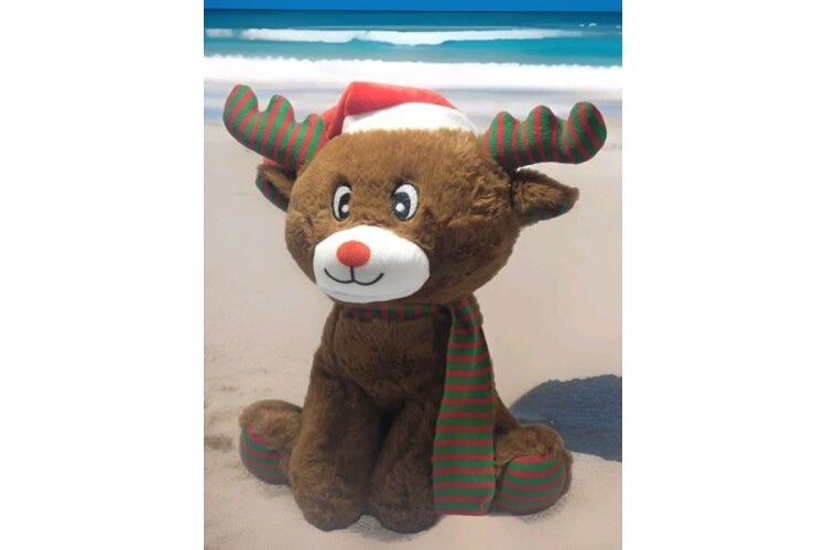 16 inch plush christmas Reindeer 