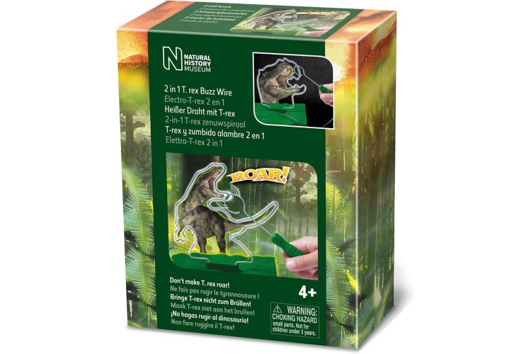 2 in 1 T. rex Buzz Wire by Brainstorm