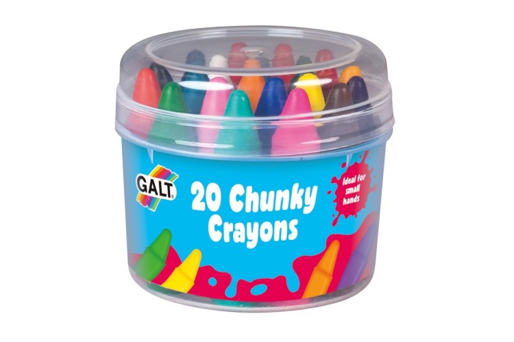 20 CHUNKY CRAYONS By Galt
