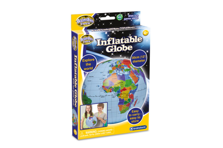 30cm Inflatable Globe by Brainstorm