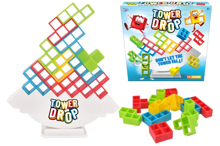 Tower Drop Game In Colour Box 32PC