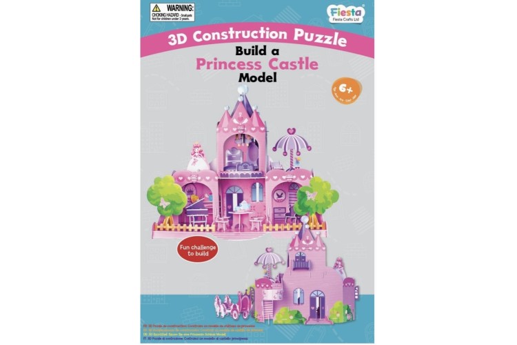 3D Puzzle Construction Craft Kit - Princess Castle