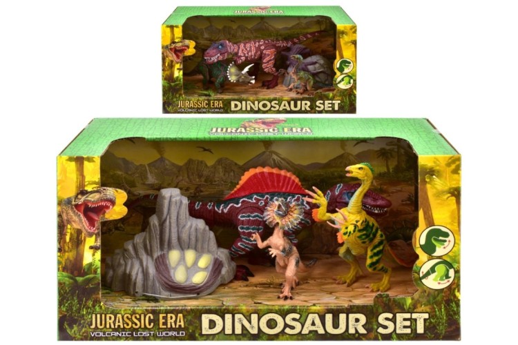 Jurassic Era 4pcs Dinosaur Playset
