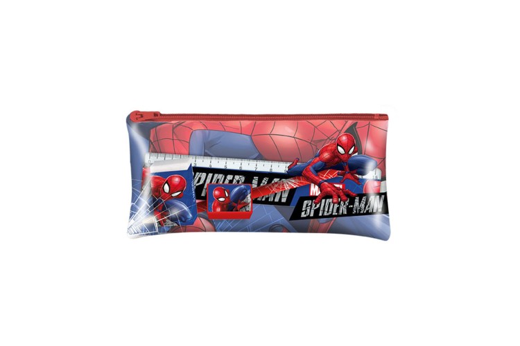 5 Pc Stationery Set In Pencil Case Spiderman