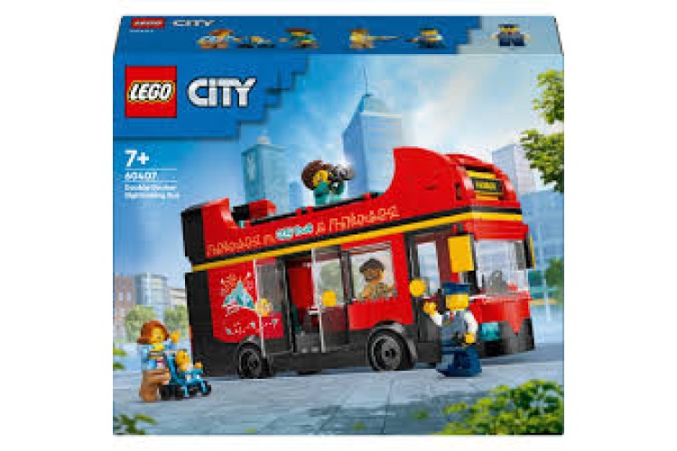  Lego City Red Double-Decker Sightseeing Bus 60407