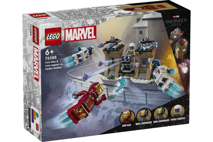 Lego Marvel Iron Man & Iron Legion vs. Hydra Soldier 46288