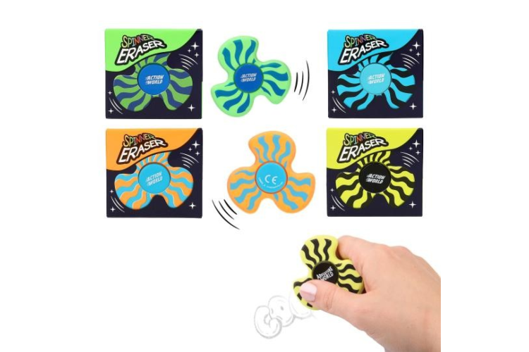 Depesche Adventure World Fidget Spinner Eraser 13802