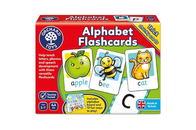 ALPHABET FLASHCARDS GAME BY ORCHARD TOYS