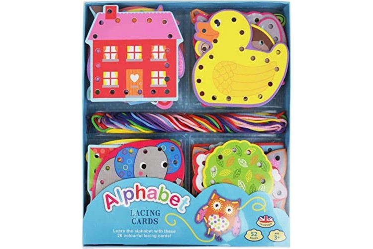 Alphabet Lacing Cards Buddy & Barney