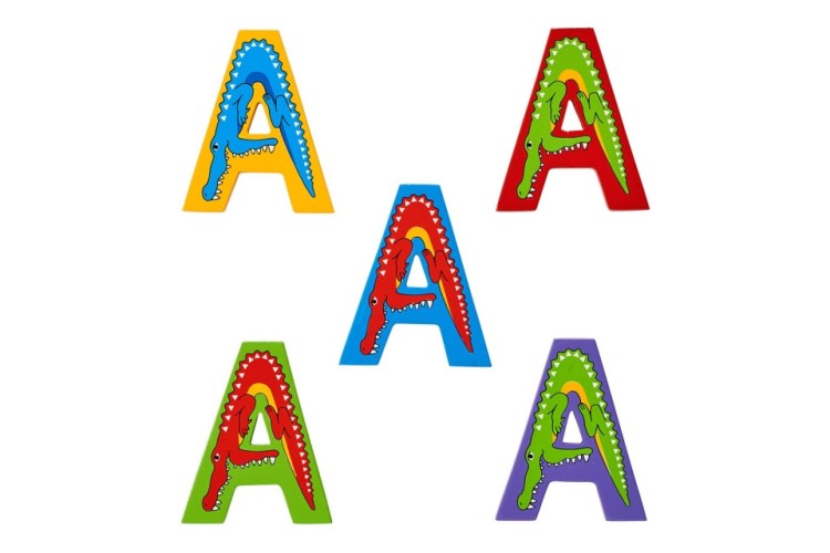 Animal Wooden letter A