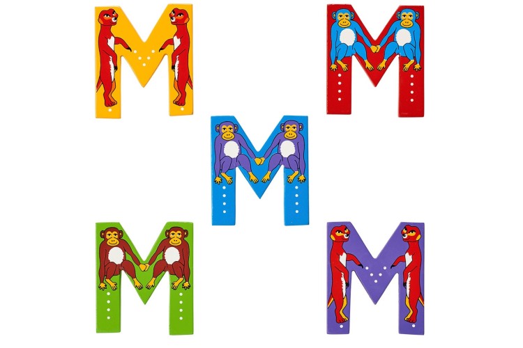 Animal Wooden letter M
