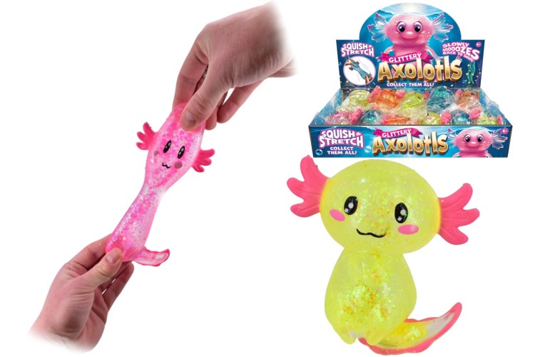Axolotl Squidgy - 4 Assorted Colours