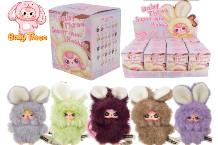 Baby Three - Super Mini Rabbit (28 Assorted) 