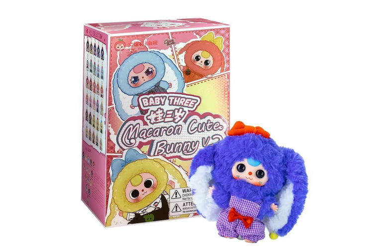 Baby Three Macaron Little Rabbit v2 -  Collectible Plush Blind Box