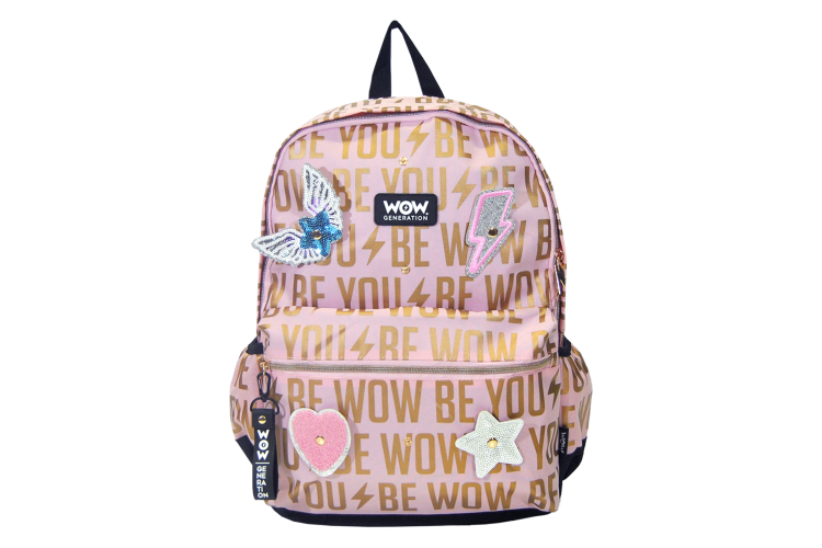 BACKPACK 40CM WITH INTERCHANGEABLE PATCHES