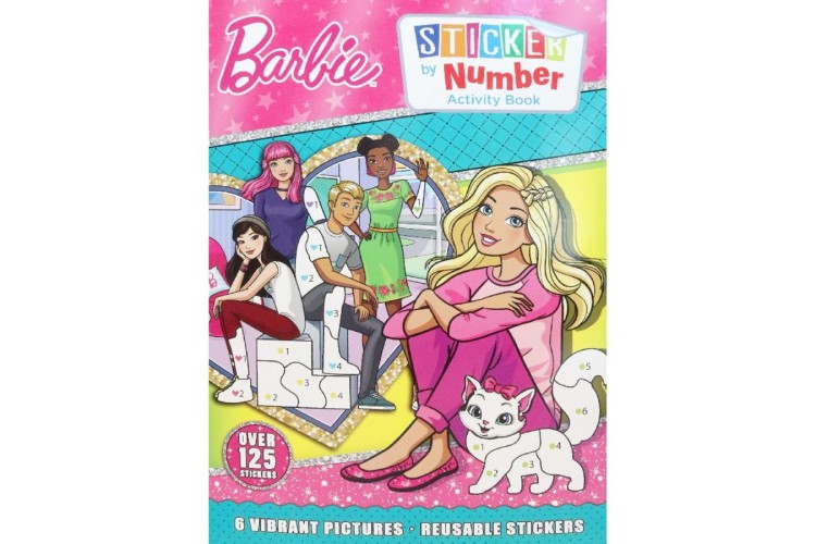 Barbie Sticker By Number Activity Book
