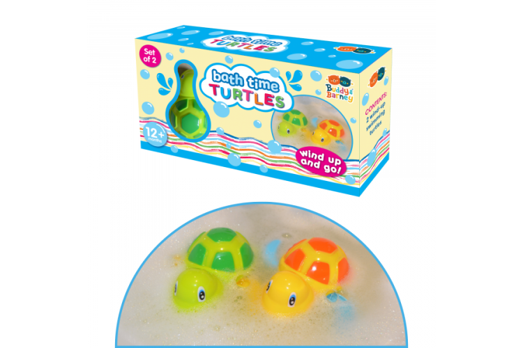 Bath Time Swimming Turtles