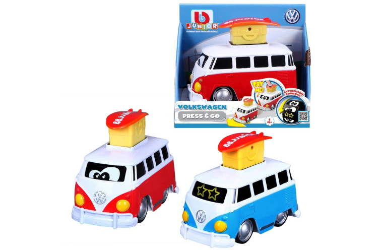 BB JUNIOR VW VOLKSWAGEN SAMBA VAN PRESS & GO