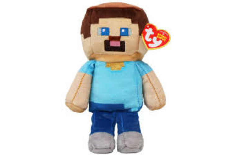 Ty Beanie Babies Minecraft Steve 