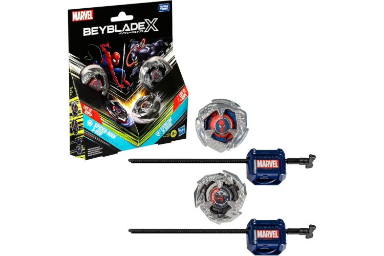Beyblade X & Marvel Collab: Spider-Man 3-60F vs Venom 3-80N