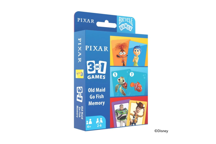 Bicycle Games -  Disney and Pixar 3-in-1 Card Games