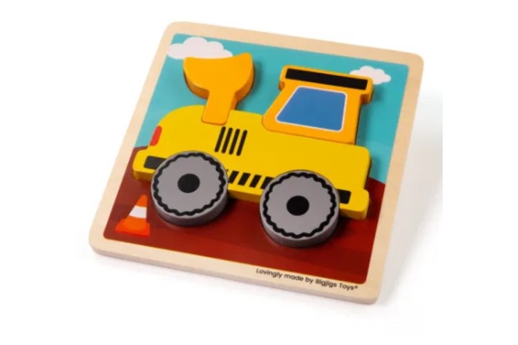 Bigjigs Chunky Lift out digger puzzle