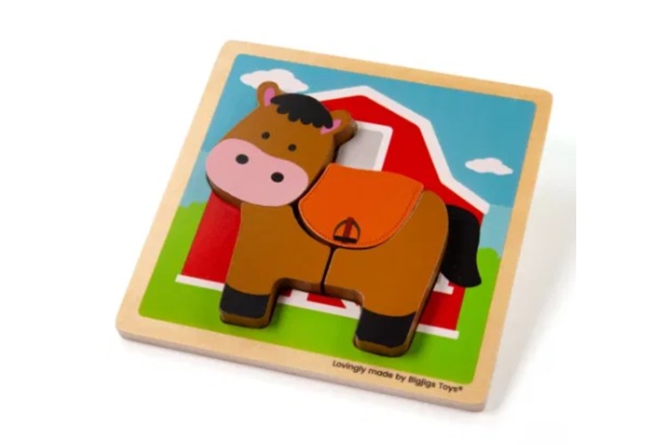 Bigjigs Chunky Lift out Horse puzzle