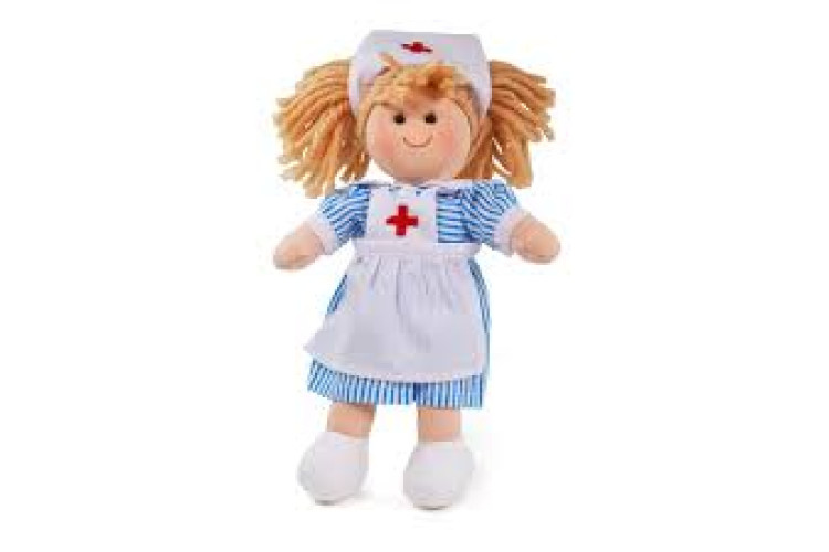 Bigjigs Nurse Nancy Rag Doll