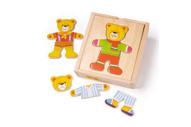 Bigjigs Wooden Dress Up Mr Bear