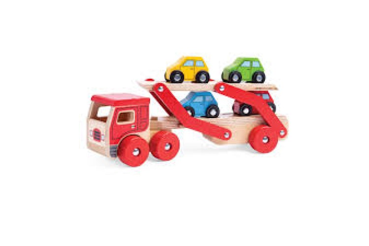 Bigjigs Wooden Transporter Lorry