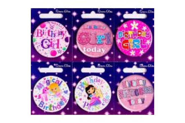 BIRTHDAY SMALL BADGES SMALL - various designs