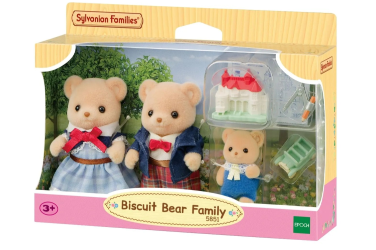 Sylvanian Families - Biscuit Bear Family
