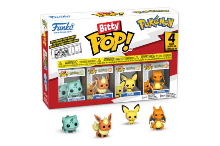 Bitty Pop! - Pokemon - Bulbasaur 4 Pack