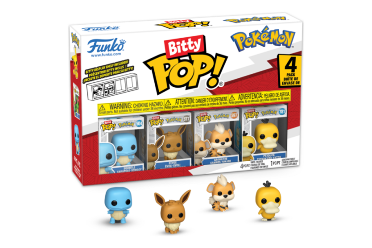 Bitty Pop! - Pokemon - Squirtle 4 Pack