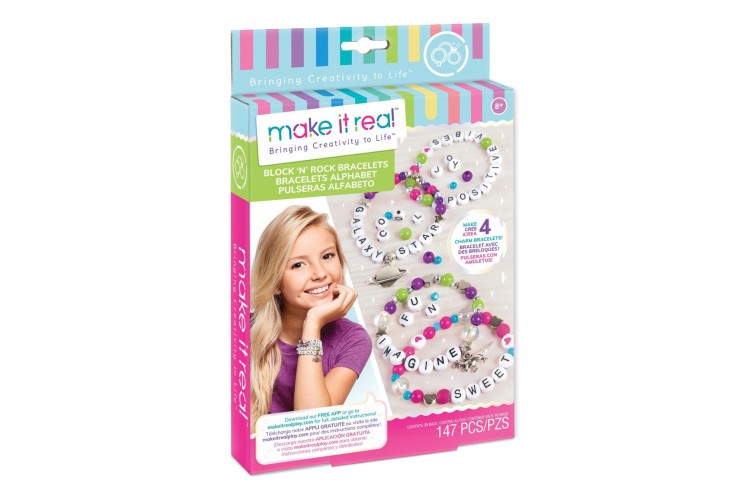 Make it real Block & Rock Charm Bracelets
