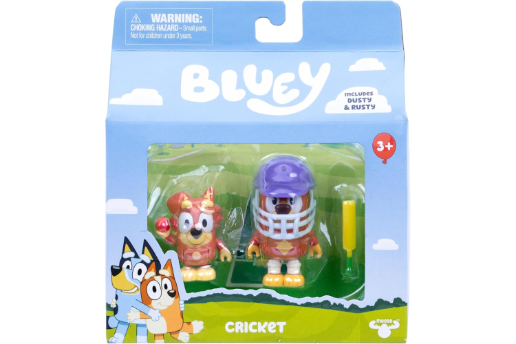Bluey 2 pack figure - CRICKET