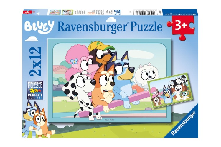 Bluey 2x 12 Piece Jigsaw Puzzle