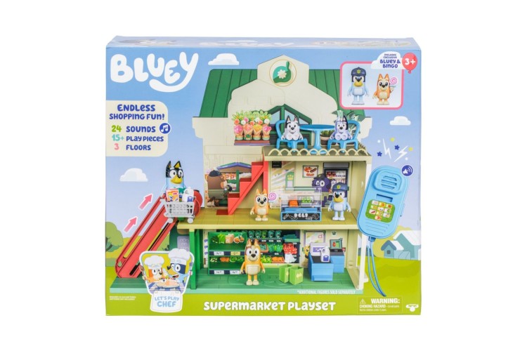 Bluey Lets Play Chef Supermarket Playset