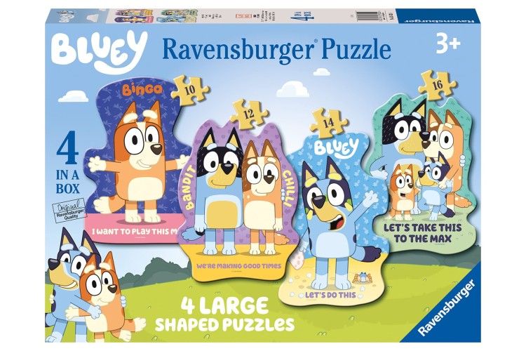 Bluey Puzzle - 4 in a box Age 3+