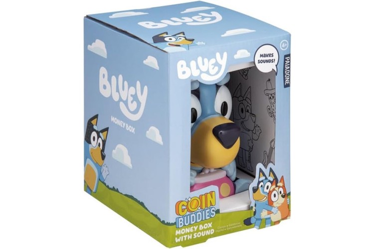 Bluey Coin Buddies Shaped Money Box with Sound