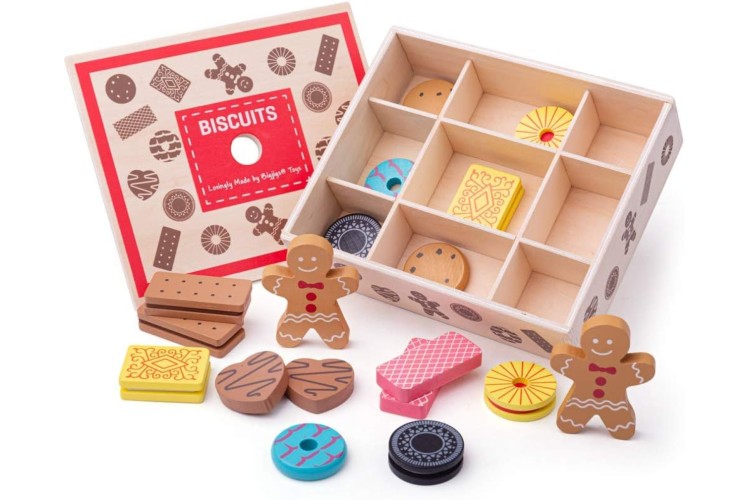 Bigjigs Wooden Box of Biscuits